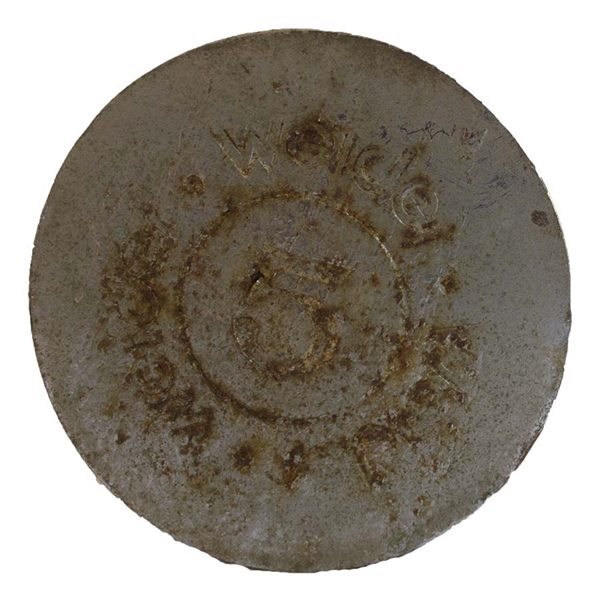 Bruce Lee Owned & Used Five-Pound Weider Weights -- From the Estate of Lee's Protege Herb Jackson